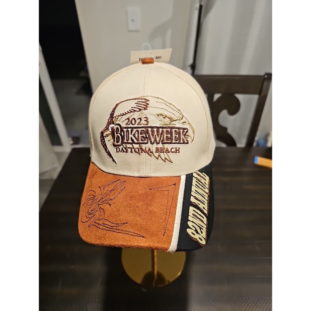 82nd Annual Bike Week Daytona Beach Bike Week 2023 Hat Eagle Embroidered